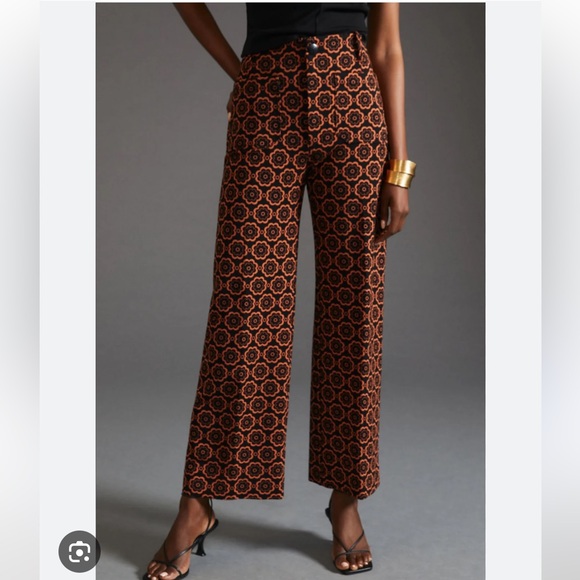 Maeve by Anthropologie The Colette Wide Leg Ponte Pant NWOT - Picture 1 of 9